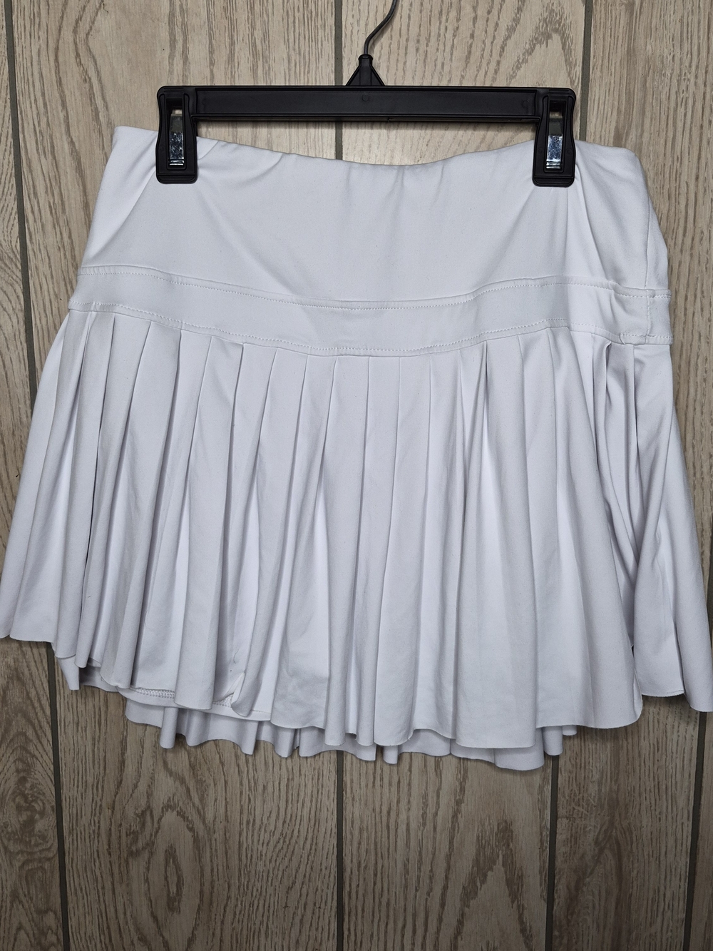 Kyodan White Pleated Athletic Tennis Skort Golf Skirt Built-In Shorts
